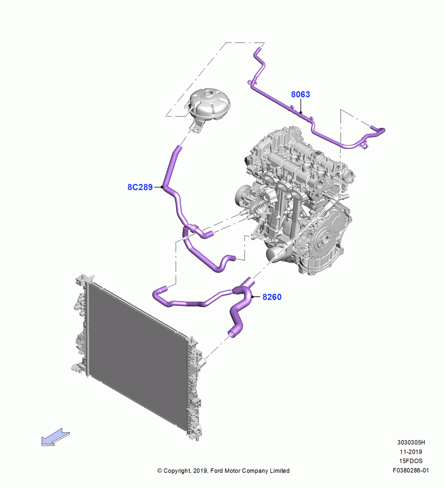 05H - Cooling System Pipes and Hoses, 1.5L Dragon (175/180PS); 19/AUG/2019