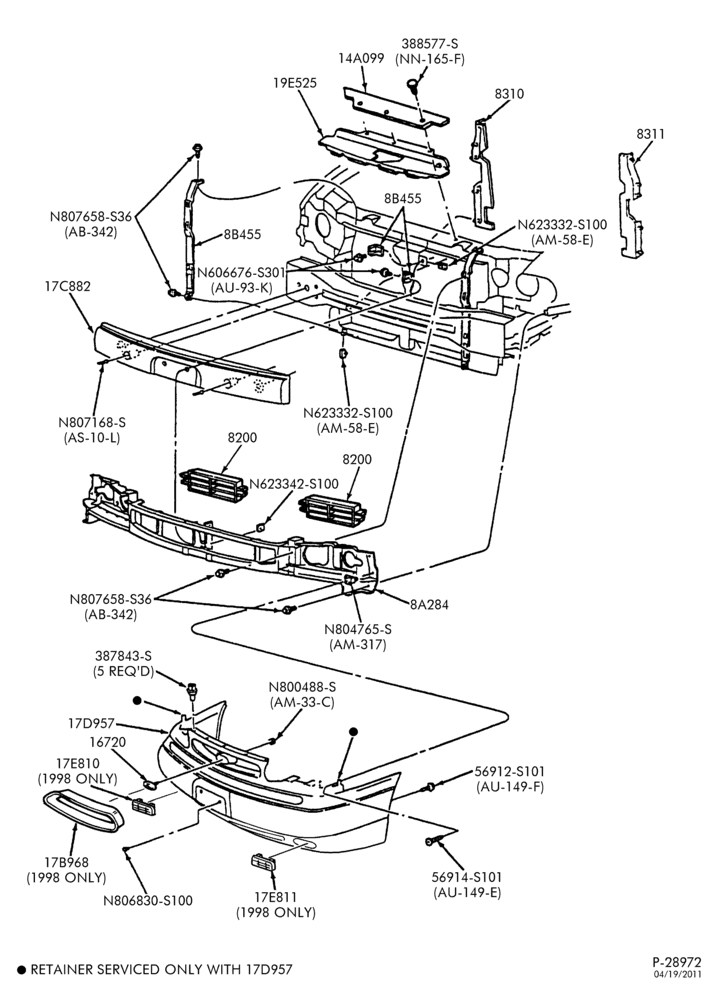 82 - RADIATOR, GRILL AND COOLING-Radiator grille & related parts-TW