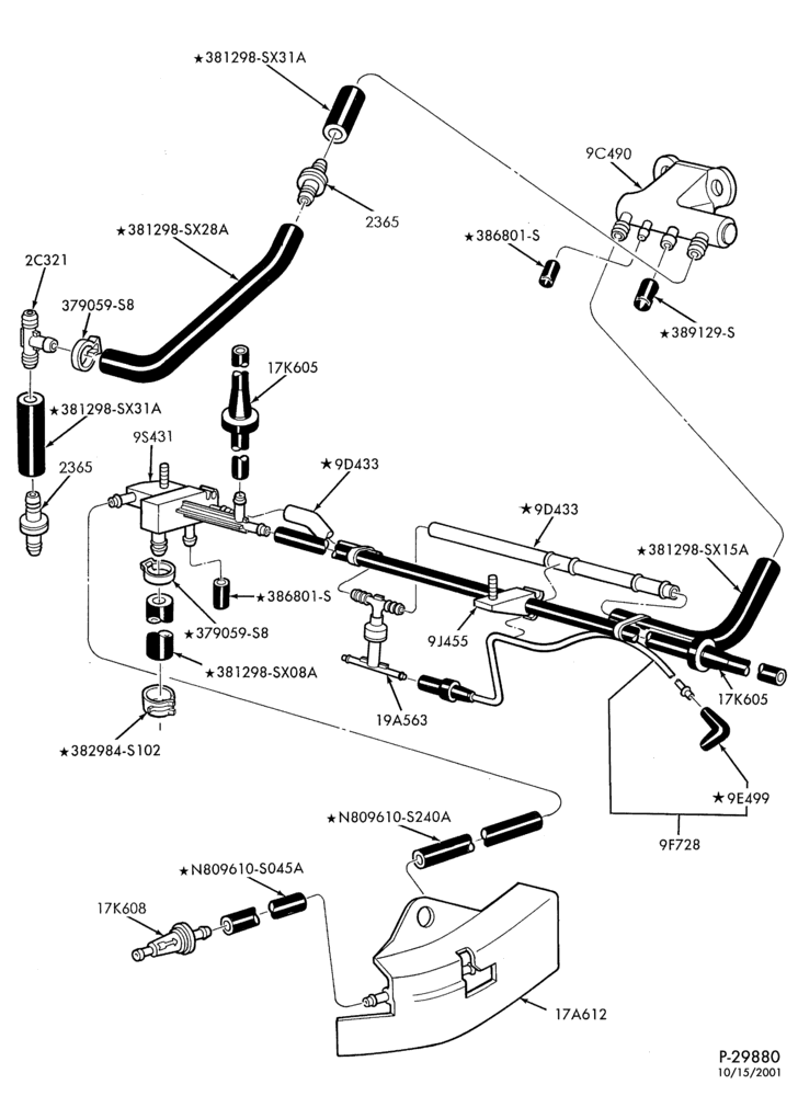 90 - 6 CYL. 3.2L - SHO-Manifold installation - vacuum outlet