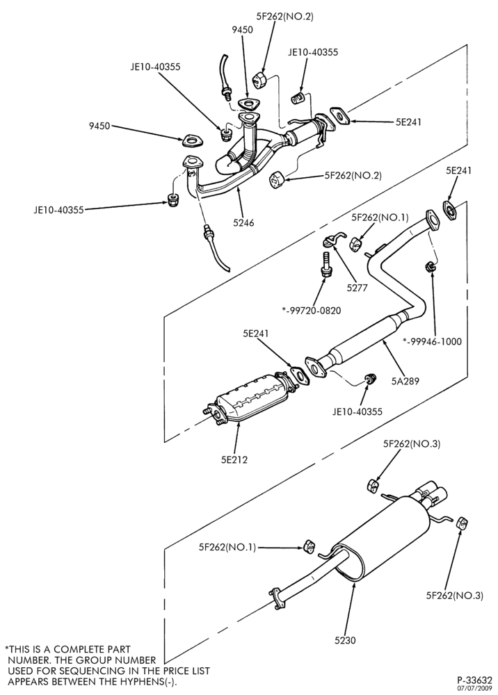 52.97 - FRONT SPRING AND STABILIZERS-(ST) 6 CYL. 2.5L - 50 STATES & CANADA