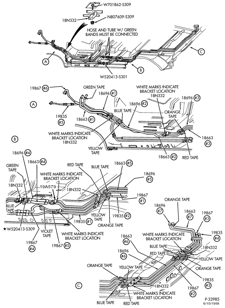 197.1 - AIR CONDITIONING-Underbody aux. a/c tubes-TE