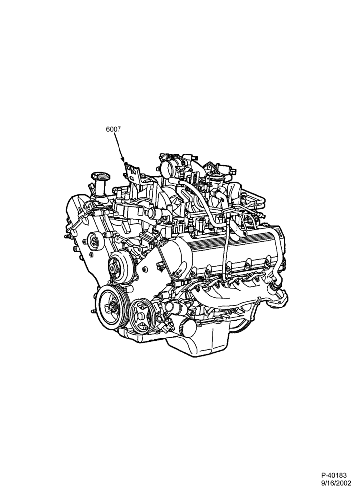 Схема установки 2L3Z-6007-RA