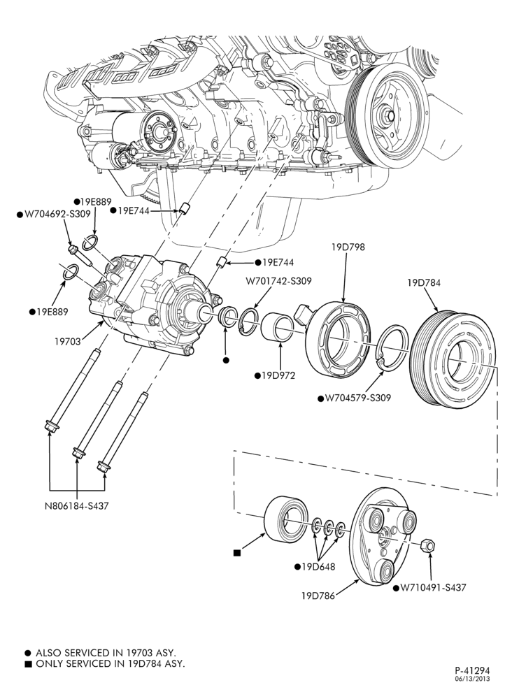 197 - AIR CONDITIONING-Compressor & related parts-L1