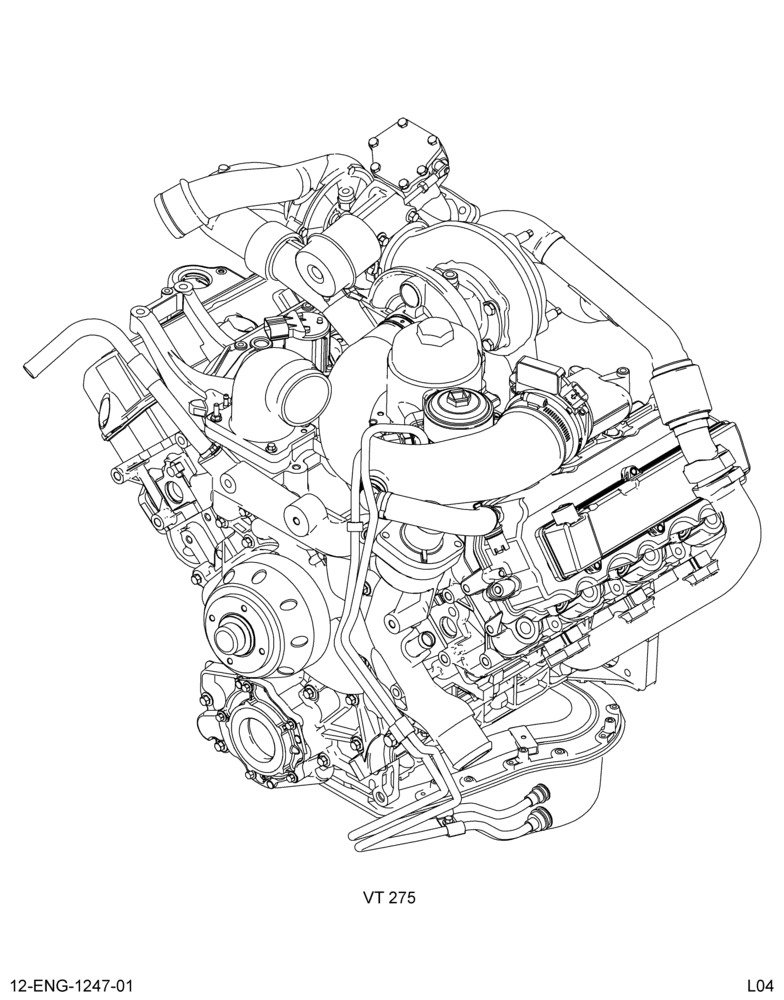..ENGINE - INTL V6, 12NTM MAX (Intl. 3665863F91)