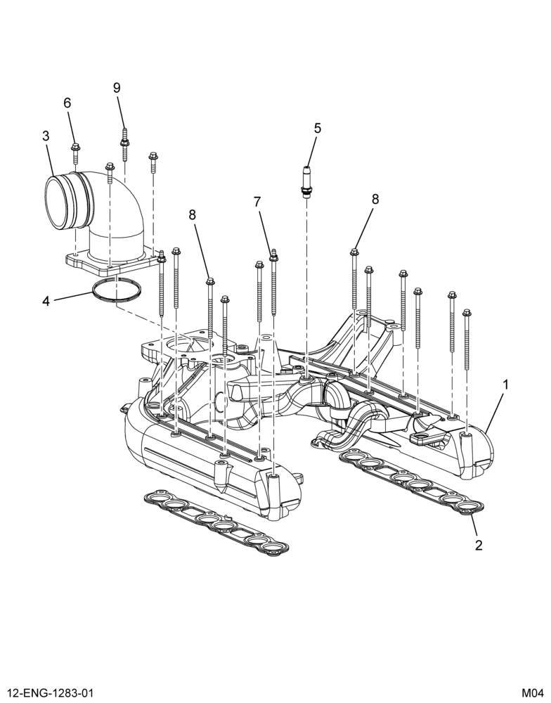 ....COLLECTOR INTAKE MANIFOLD (Intl. 682014A005)