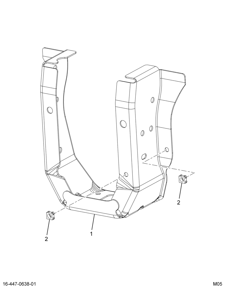 ........BRACKET, CAB REAR MTG ASM (Intl. 3585826C1)