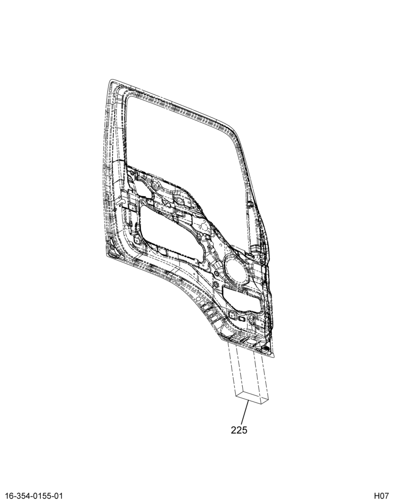 DOOR COMPONENT INSTL;  CAB 2/2