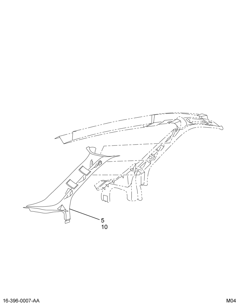 INTERIOR TRIM INSTL; A-PILLAR