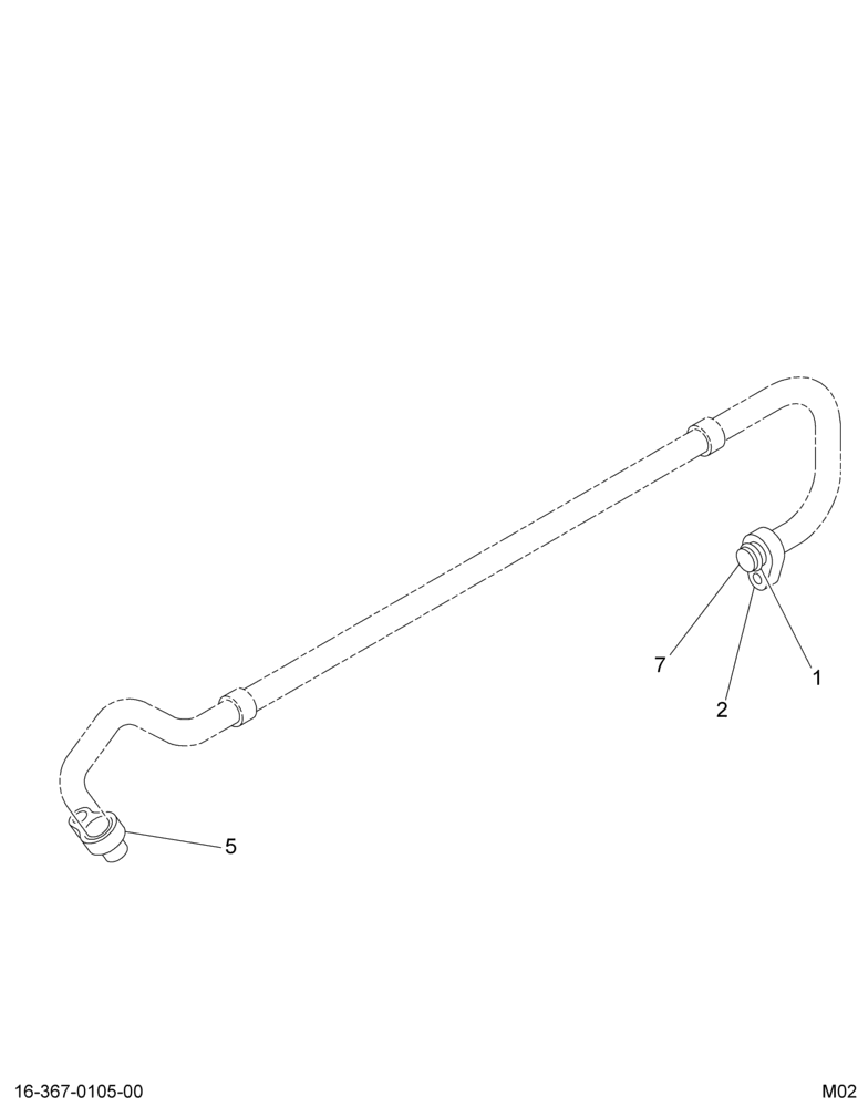 ..HOSE ASSY A/C ACCMLTR TO COMPR (4C4Z-19867-CA)