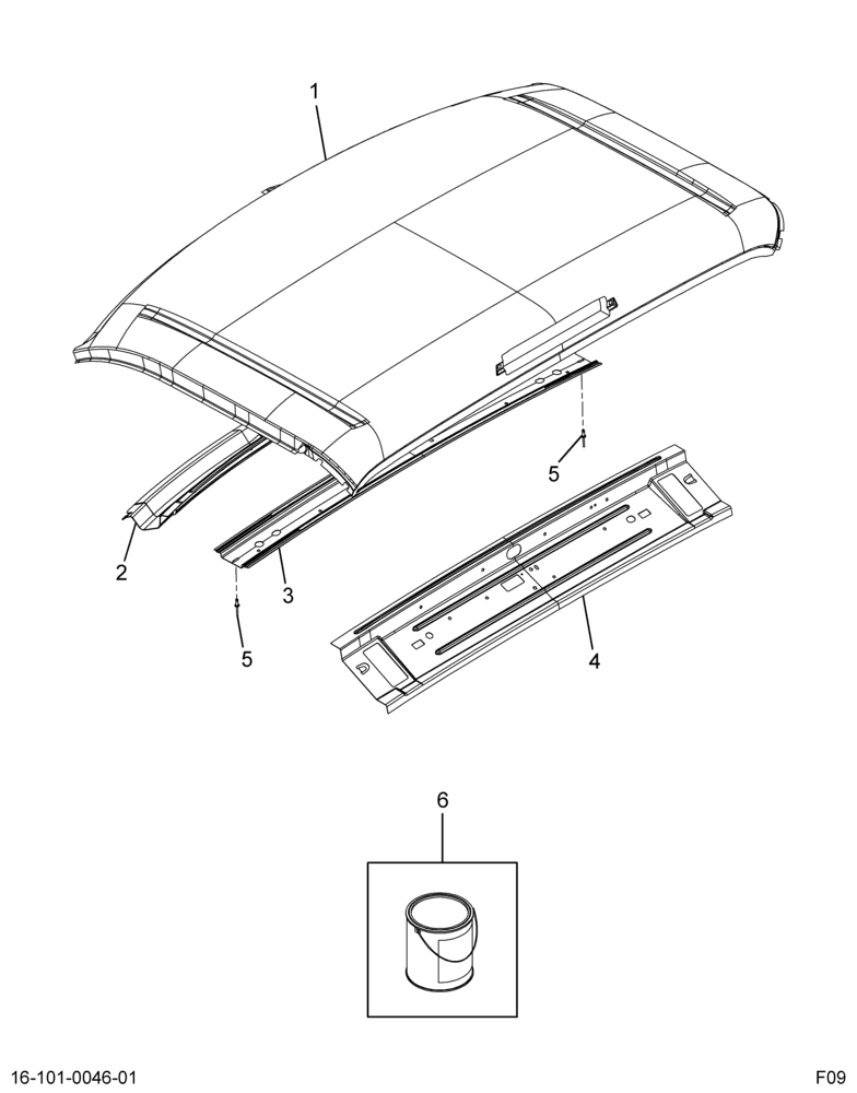 ..PANEL ASM ROOF REG CAB W/O SS (8C4Z-7050202-BA)