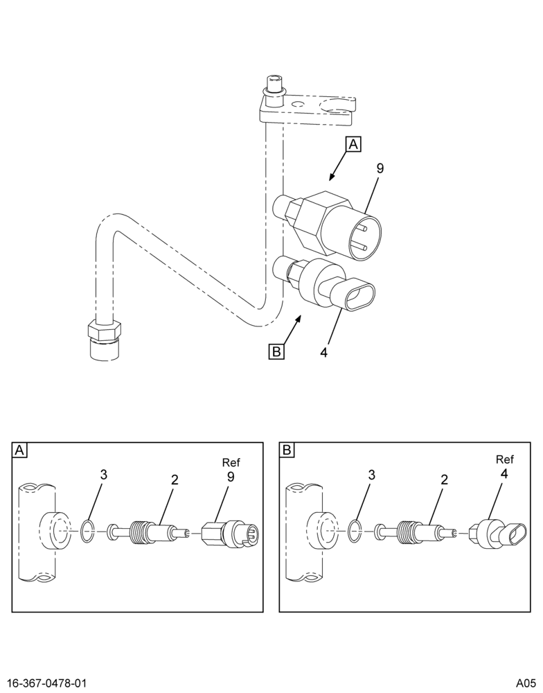 ..HOSE ASSY 3/8 TUBE JNCTN FTG (6E7Z-19835-B)
