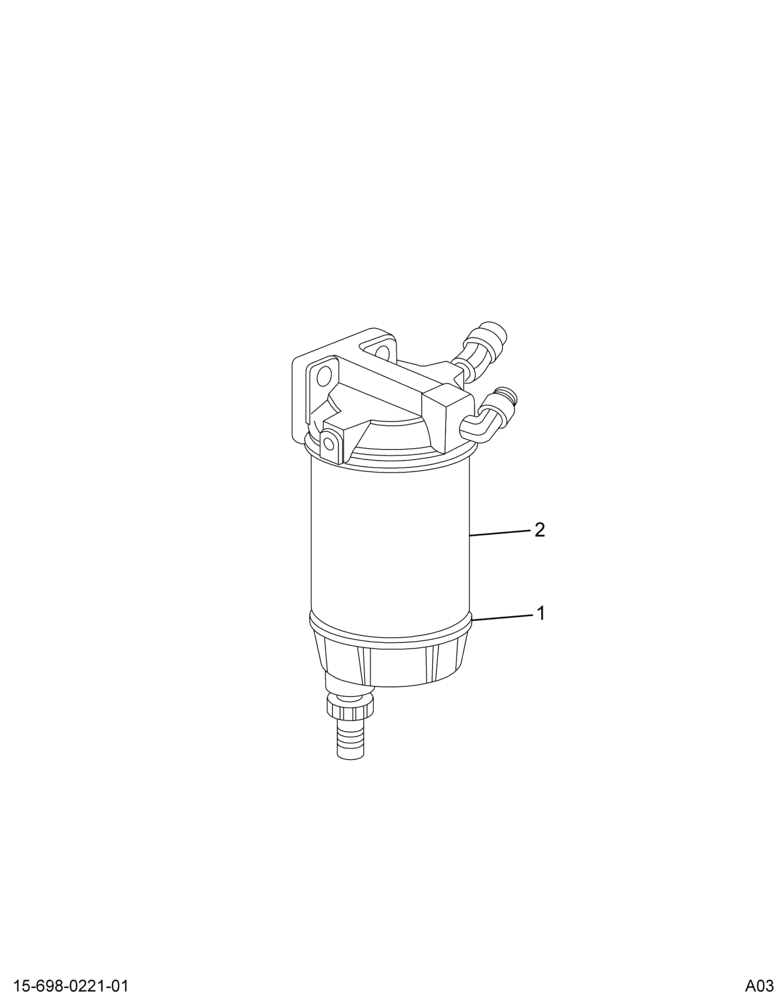 ..FILTER FUEL RACOR FILTER W/O H (YC3Z-9155-AC)