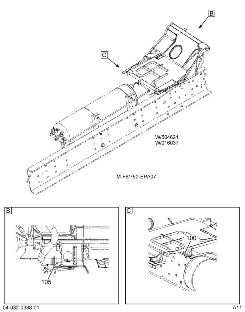 Схема установки 4C4Z-10A687-CA