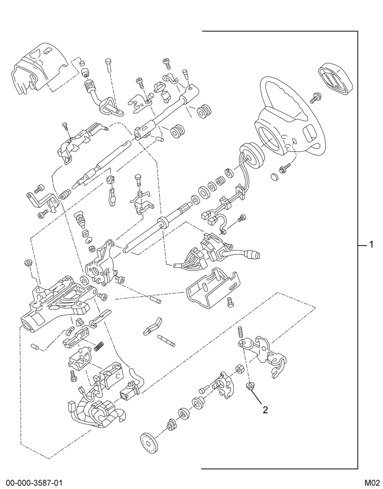 ..STEERING*STEERING COLUMN (Eng. 4C4O-LBCD-AA)