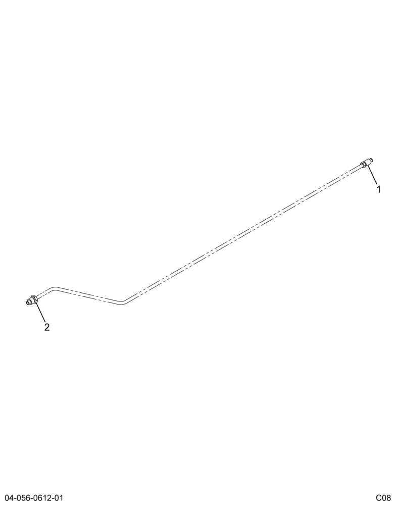 ..TUBE, HPB TO LEFT REAR (Intl. 6081299C2)