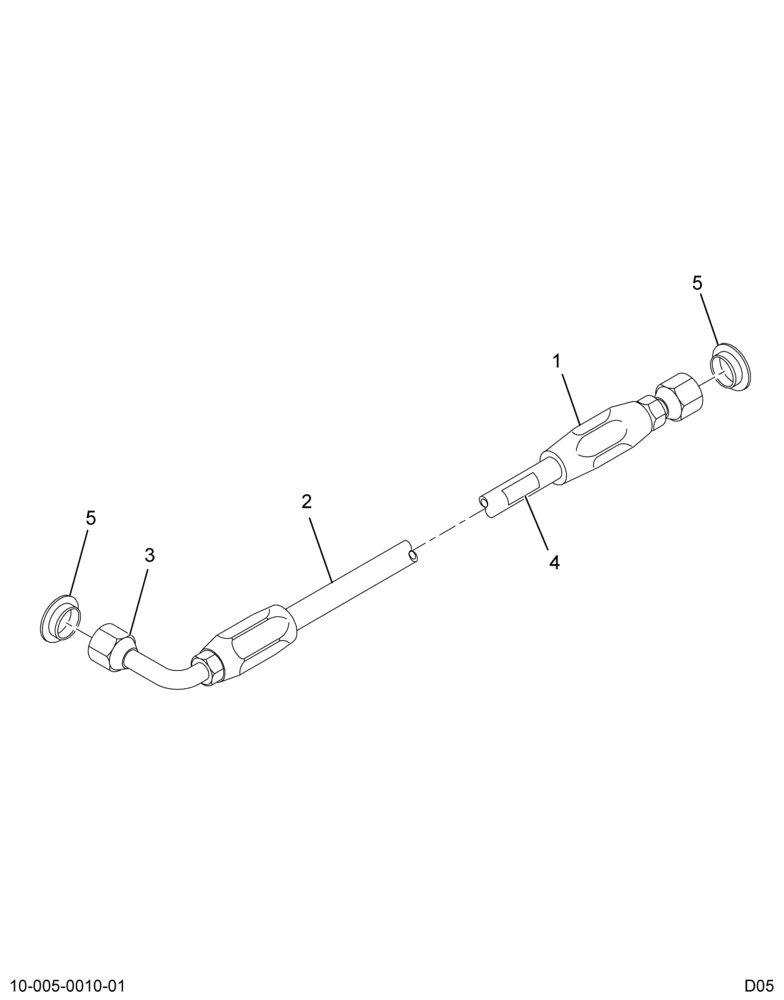 ..HOSE ASM, XMSN OUTLET (Intl. M08GL00013)