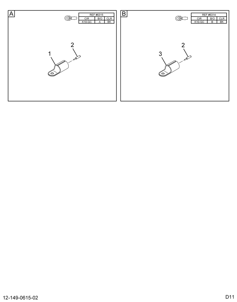 ..HARNESS ELEC; ENG BLOCK GRD (4C4Z-14301-ADA) 2/2