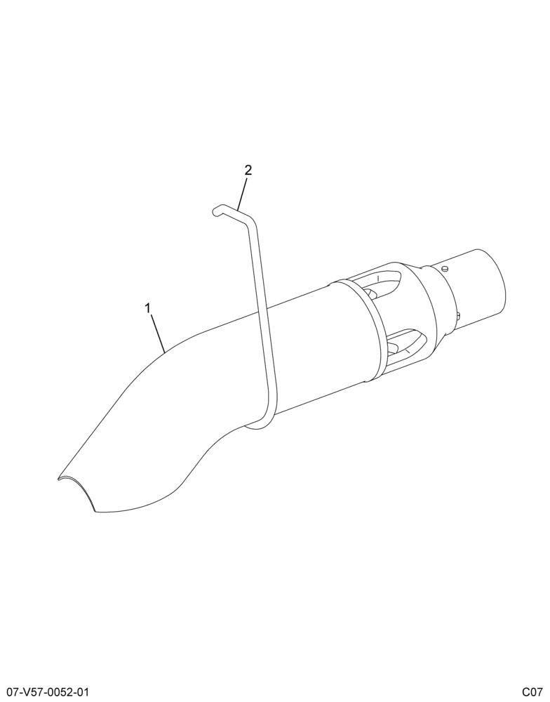 ....PIPE,EXHAUST,DIFFUSER (8E7Z-5202-A)