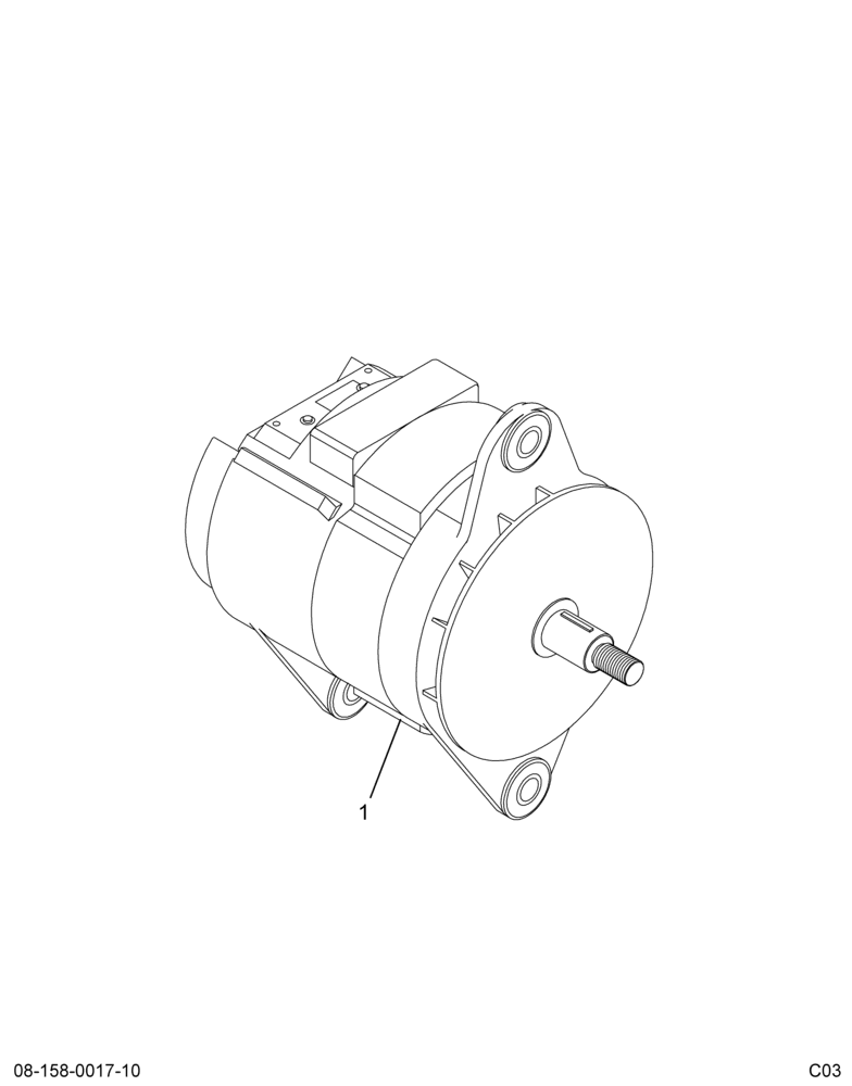 ..ALTERNATOR*12V 200A L-N 486 (4C4Z-10346-AARM)
