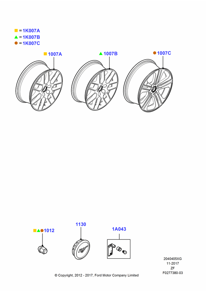 Wheels, Accessory, Additional Parts May Be Required, Refer To The Installation Instructions Found Under Tech Specs At The Genuine Ford Accessory (GFA) Web Site, See Vehicle Restrictions And Modification Requirements, www.fordaccessoriesstore.com