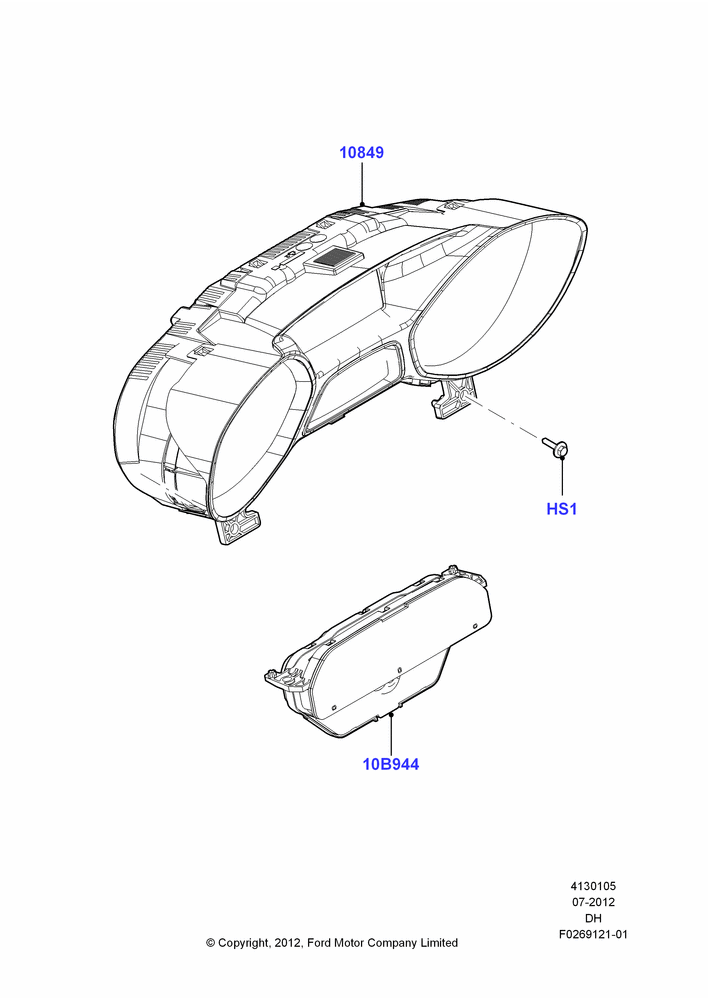 05D - Instrument Cluster, ST Version; 30/JUL/2012-04/MAY/2018