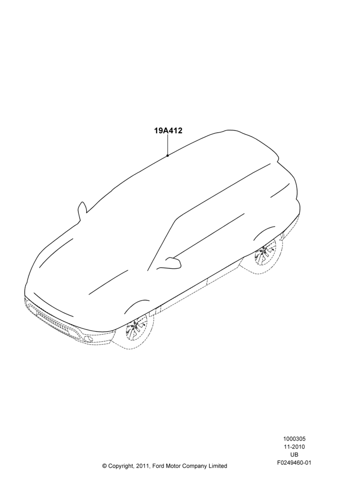 05XA - Appearance And Maintenance Aids, Accessory, Vehicle Cover; 01/NOV/2010-03/MAR/2019