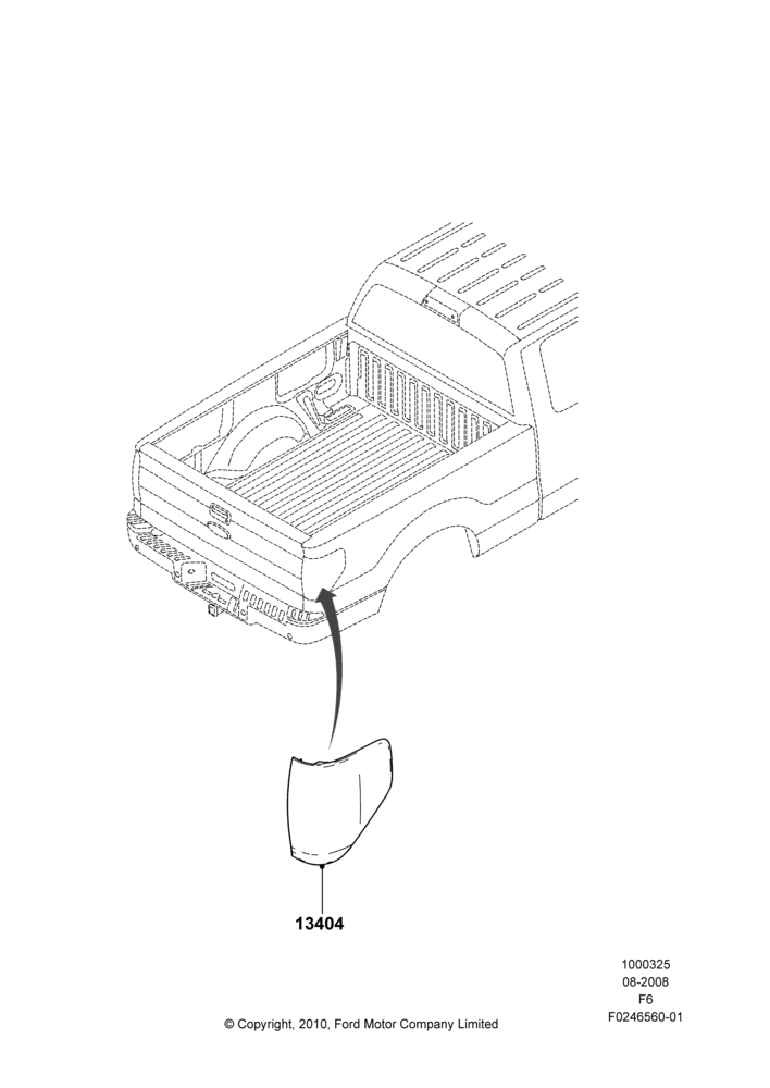 25XC - Body Dress Up Kits - Rear, Accessory, Rear Lamp; 18/AUG/2008-23/DEC/2014