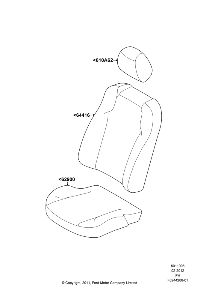 05B - Front Seat Covers, (-) Police Version; 06/FEB/2012-01/MAR/2019