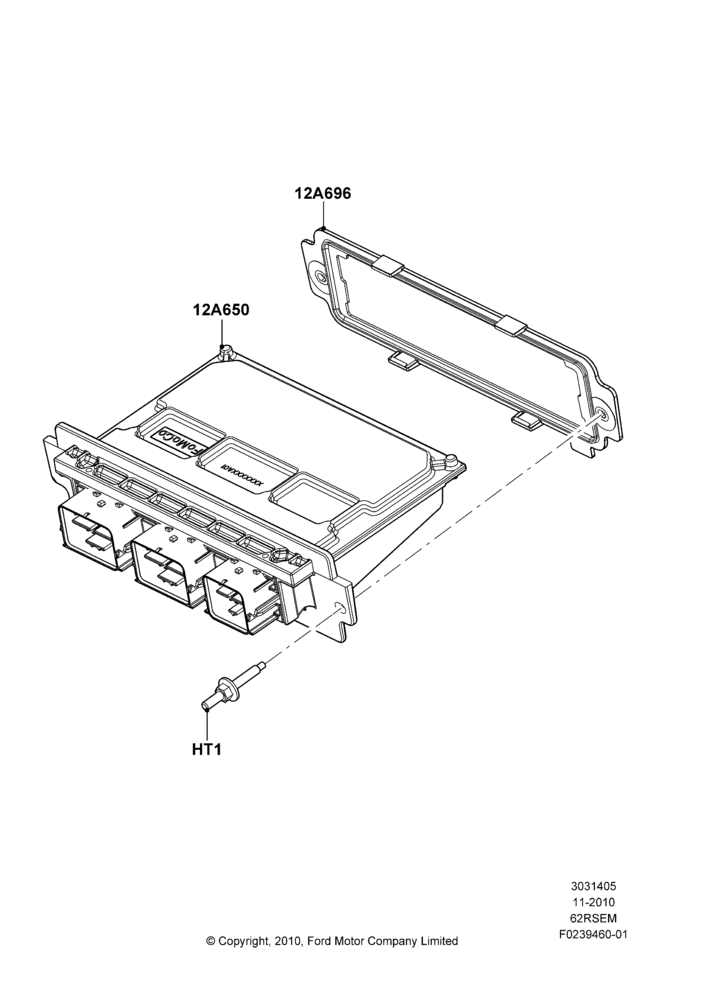 05C - Engine Modules and Sensors, 6.2L 16V OHC NA V8 Gas; 03/NOV/2010-23/DEC/2014
