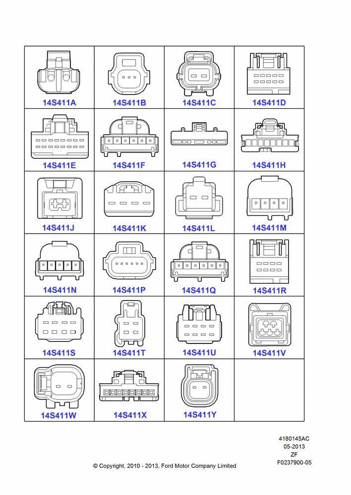 45AC - Pigtail Wiring Kits, Switches; 22/MAR/2010-27/JUN/2014