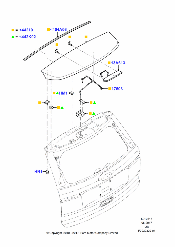 15A - Spoiler and Related Parts; 01/NOV/2010-03/MAR/2019