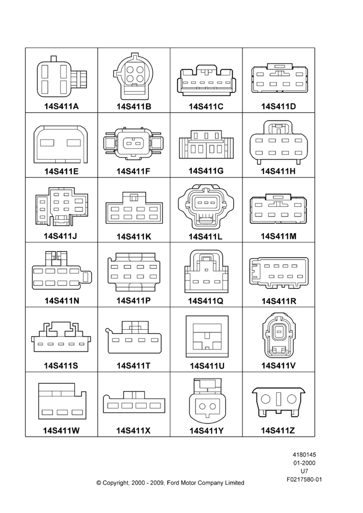 45A - Pigtail Wiring Kits, Page A, Switches; 31/JAN/2000-09/MAY/2003