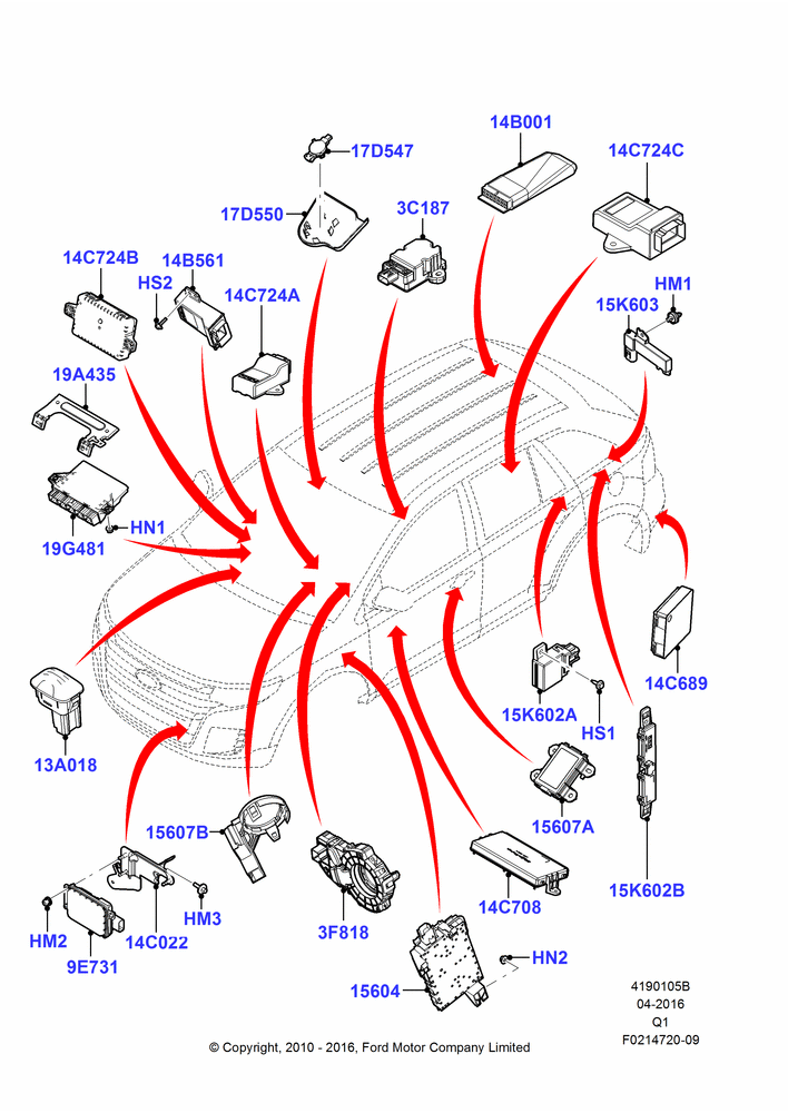 05B - Vehicle Modules and Sensors; 12/JUL/2010-24/DEC/2014