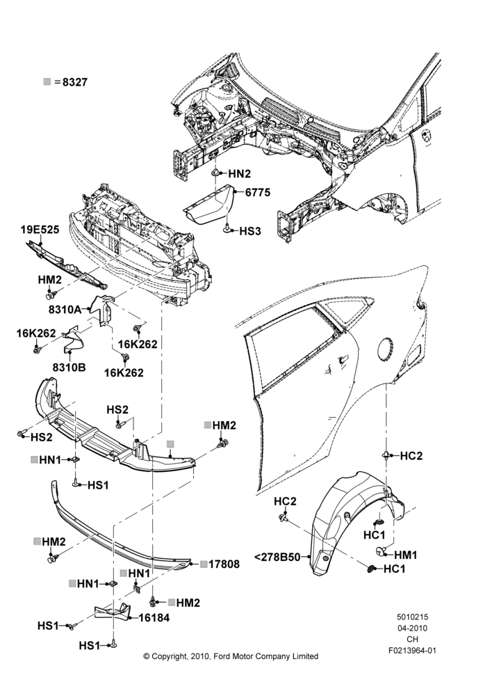 15A - Air Deflectors, Less Fuel Economy Pack; 26/APR/2010-27/APR/2013