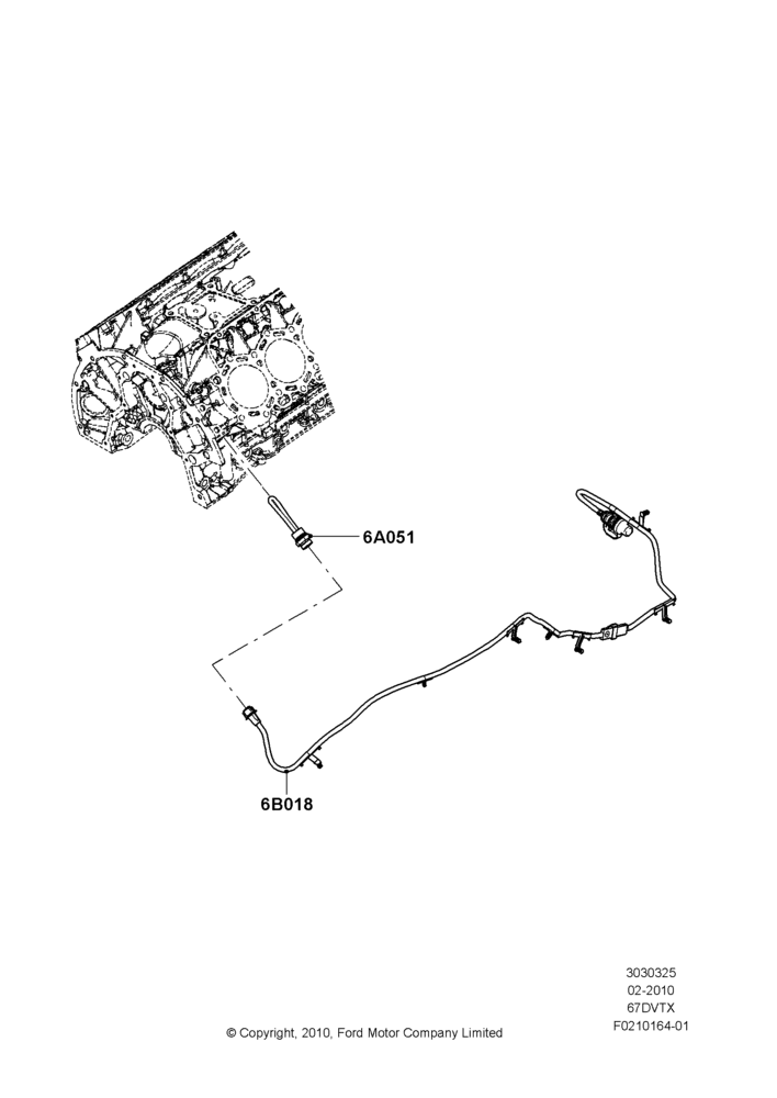 Engine Heater, 6.7L 4V V8 T/C Diesel