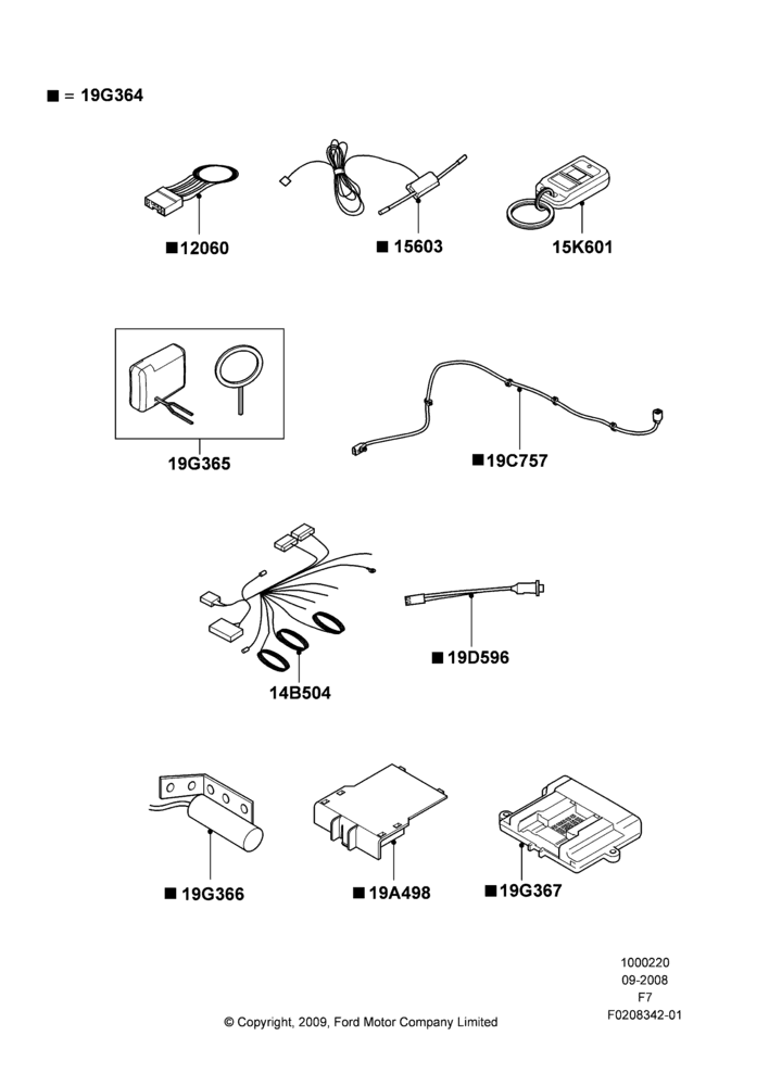 Remote Starting Kit, Automatic Transmission, Accessory, One Way