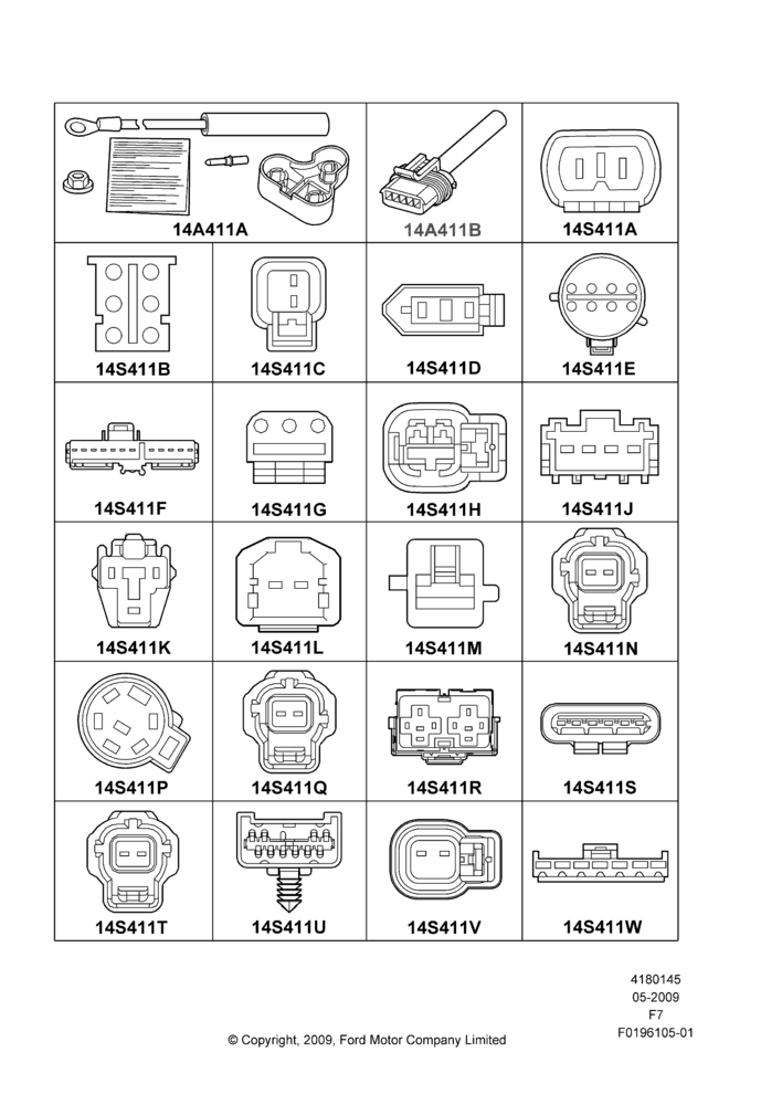 45G - Pigtail Wiring Kits, Miscellaneous, Page A; 19/JUL/2004-12/FEB/2010