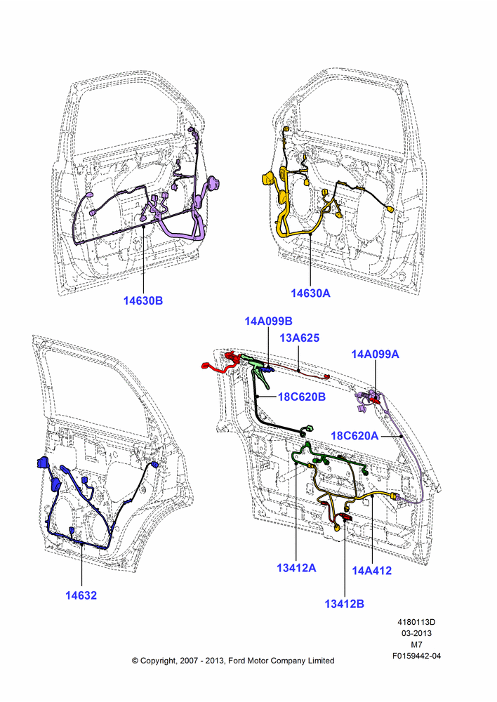 13D - Wiring - Body Closures, Hybrid; 08/JAN/2007-29/APR/2012