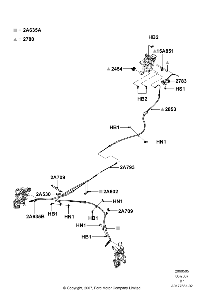 05C - Parking Brake; 11/JUN/2007-30/JUN/2017
