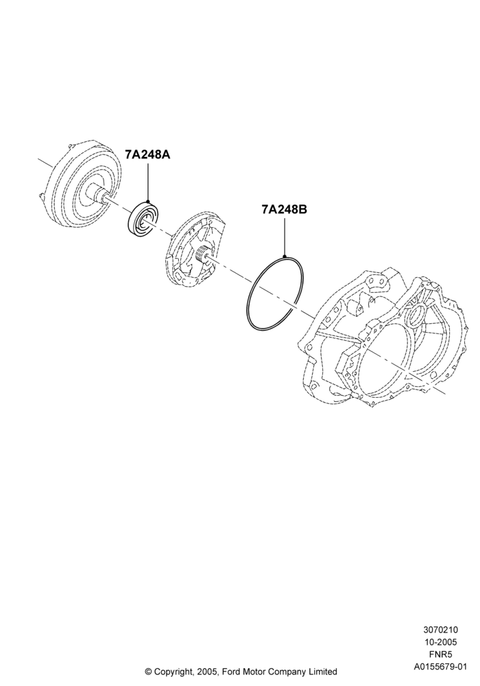 10 - Transmission Pump Assy, 5 Speed Auto Mazda FNR5; 03/OCT/2005-04/FEB/2009