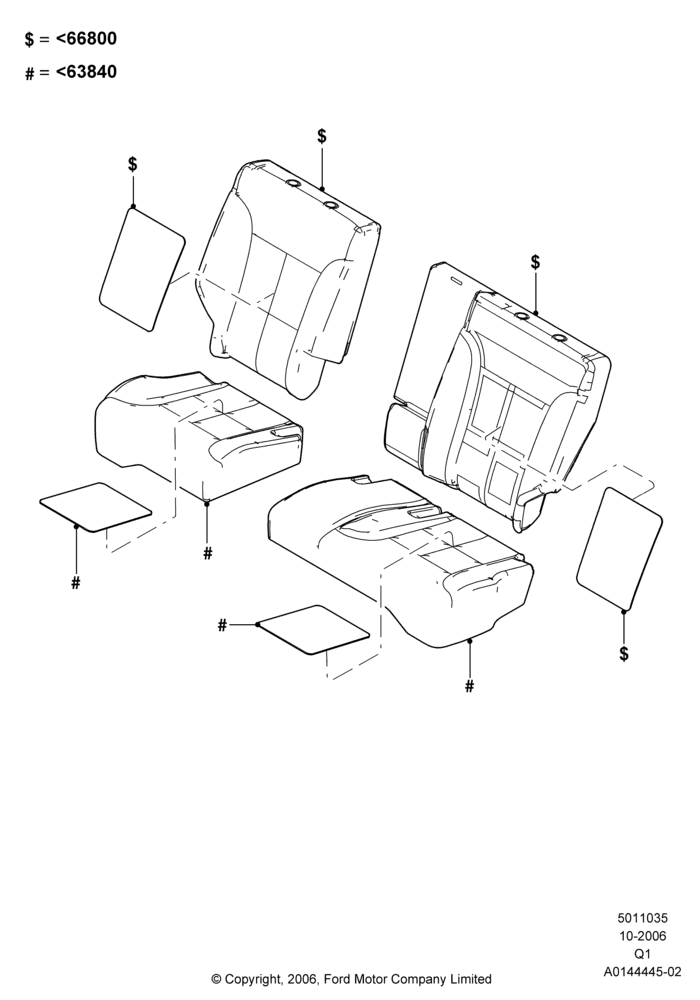 35A - Rear Seat Pads/Valances & Heating; 06/NOV/2006-12/JUL/2010