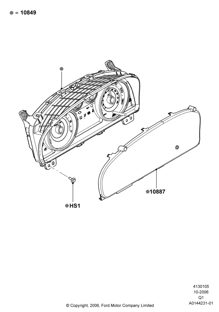 05A - Instrument Cluster, Ford Series; 06/NOV/2006-12/JUL/2010