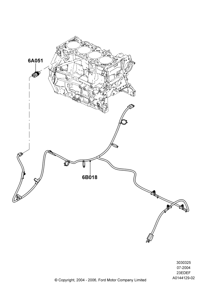 Engine Heater, 2.3L Duratec-HE (145PS) - MI4