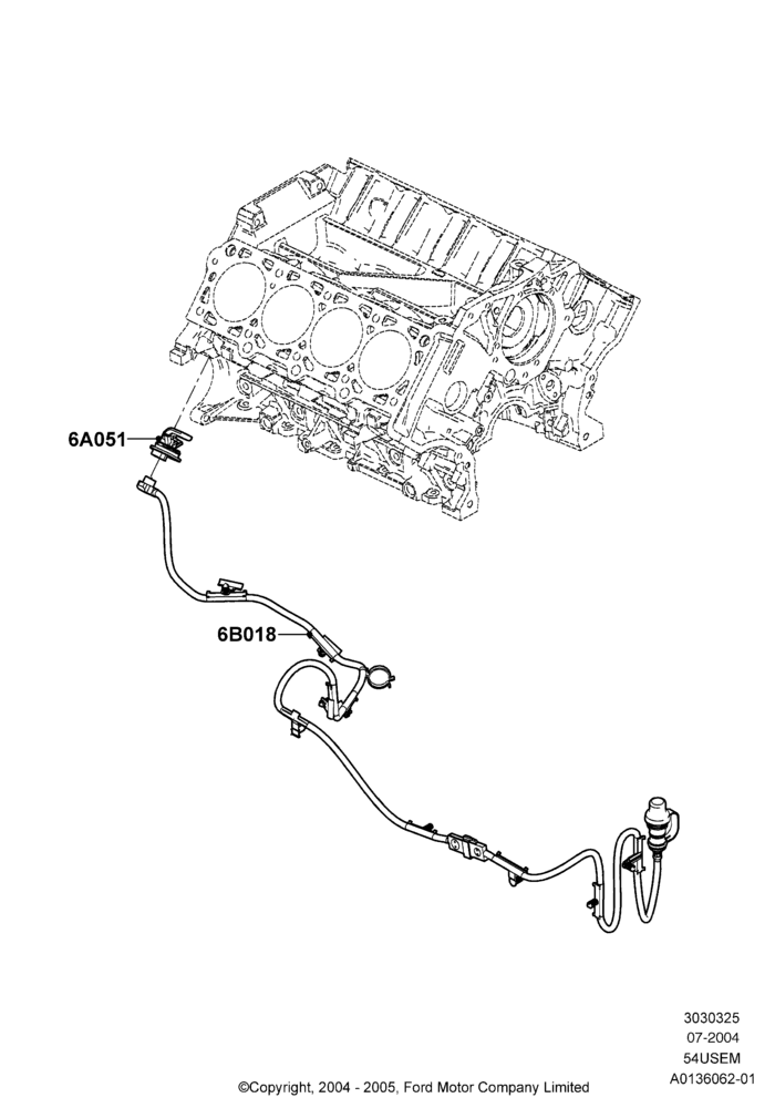 25C - Engine Heater, 5.4L 3V V8; 19/JUL/2004-12/FEB/2010