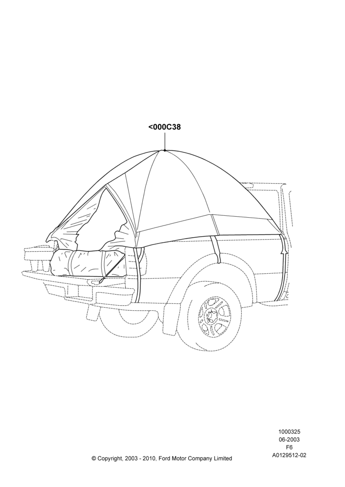 25XA - Body Dress Up Kits - Rear, Accessory, Bed Tent; 02/JUN/2003-08/AUG/2005