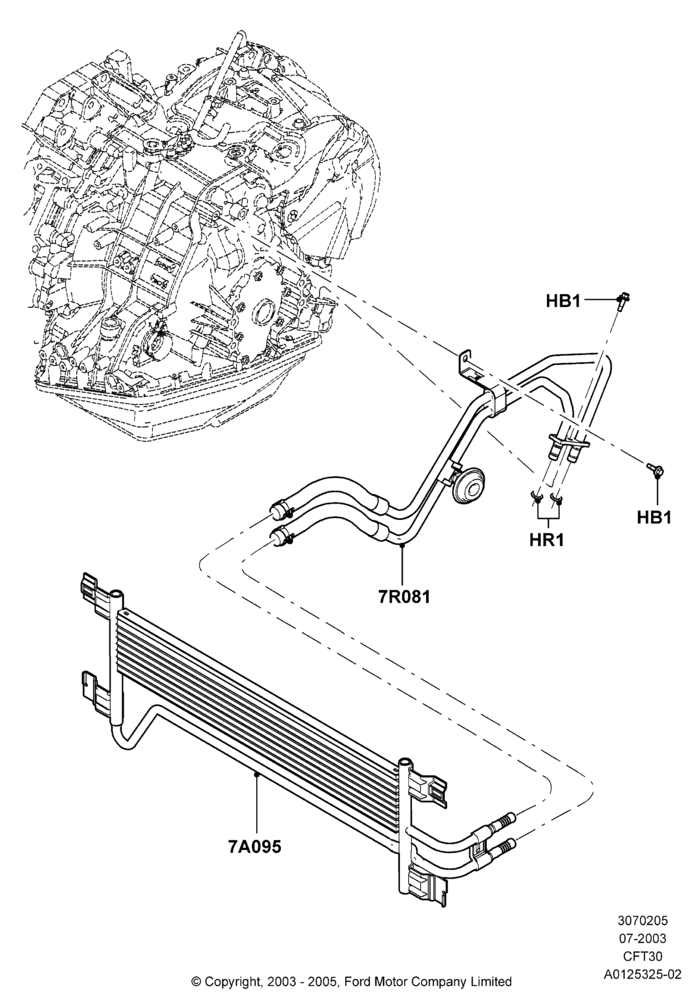 Transmission Cooling Systems, CVT Select Shift Transmission