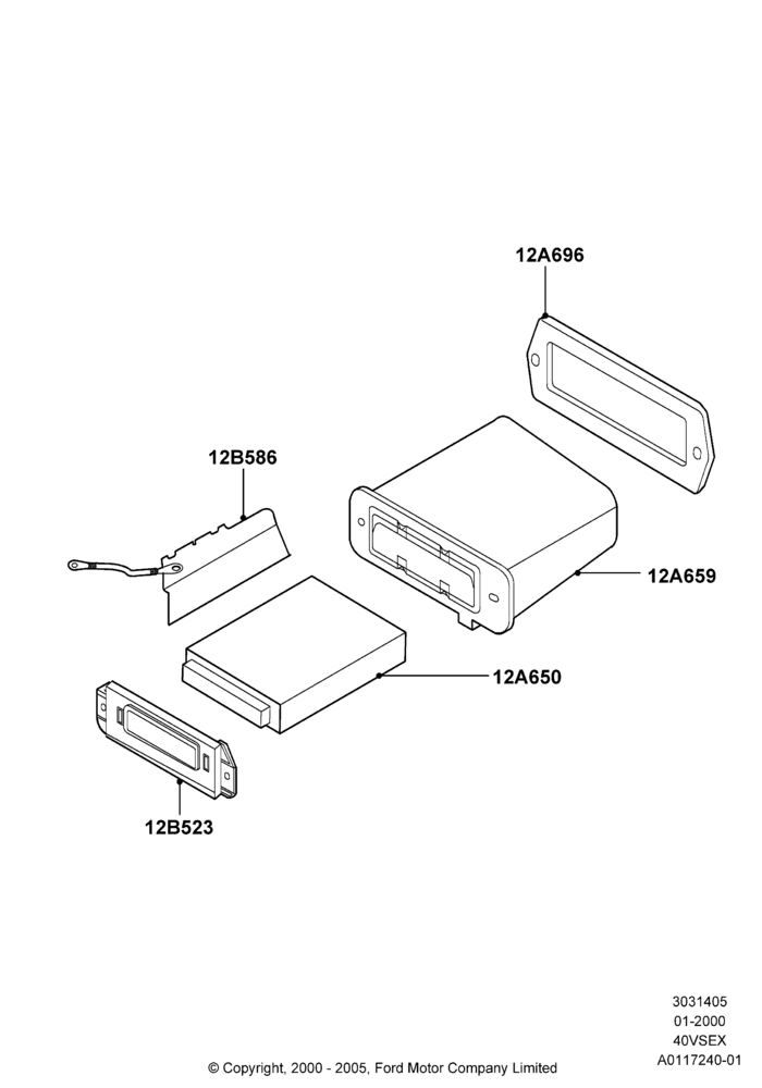 05C - Engine Modules and Sensors, (+)"CDN/MEX/USA", 4.0L V6 12V SOHC EFI; 31/JAN/2000-09/MAY/2003