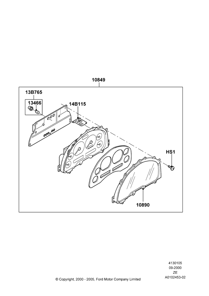 05 - Instrument Cluster; 18/SEP/2000-12/MAY/2004