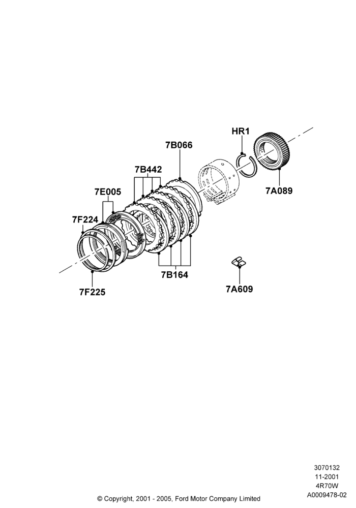 32A - Intermediate Clutch and Components, 4R70/4R75 W/E 4 Speed Trans; 18/MAR/2002-04/AUG/2003