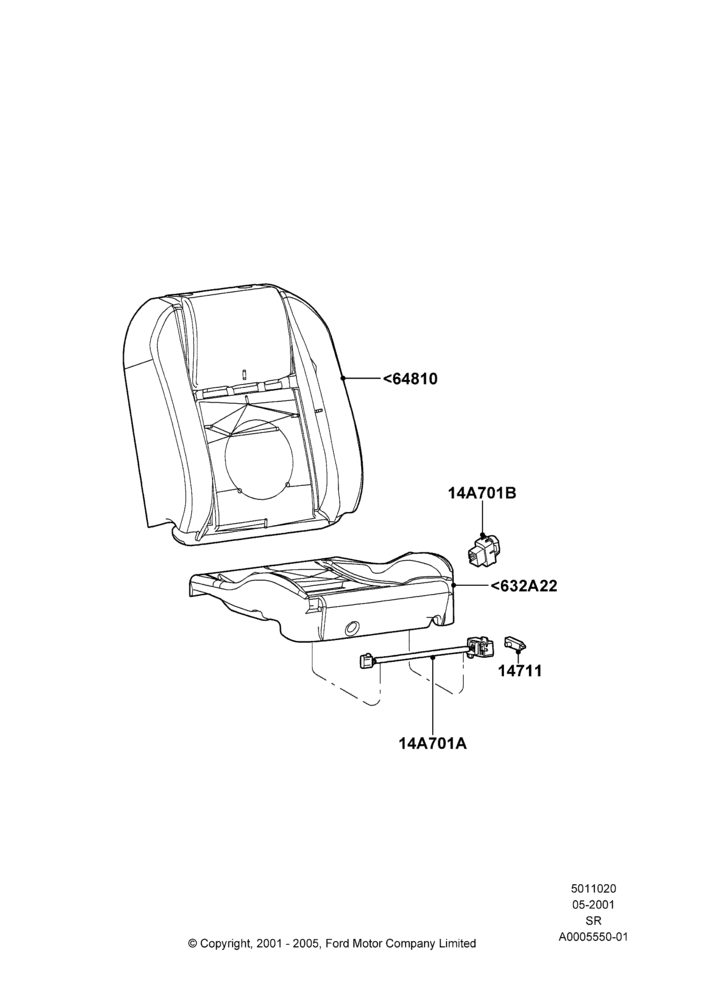 20A - Front Seat Pads/Valances & Heating; 04/JUN/2001-18/NOV/2002